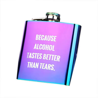 1PC Portable Hip Flask Gold Plated Gradient Color Rainbow Colored Stainless Steel Flask Screw Cap Whiskey Wine Bottle
1PC Portable Hip Flask Gold Plated Gradient Color Rainbow Colored Stainless Steel Flask Screw Cap Whiskey Wine Bottle