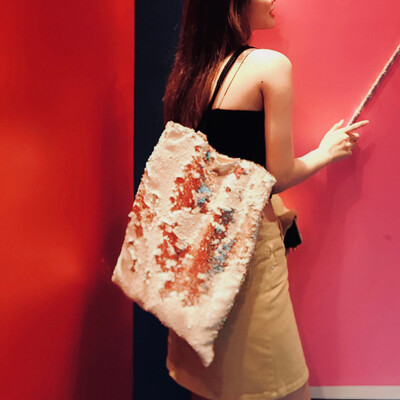 Tailored Women Sequins Colorful Shoulder Bags Princess Shopping Bags Bling Handle Bags
Tailored Women Sequins Colorful Shoulder Bags Princess Shopping Bags Bling Handle Bags