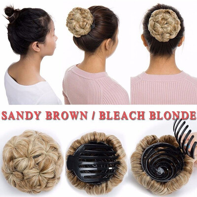 Elegant Chignon Clip in Hair Bun Extension Donut Claw Jaw Updo Synthetic Combs Curly Weave Hair Scrunchies
Elegant Chignon Clip in Hair Bun Extension Donut Claw Jaw Updo Synthetic Combs Curly Weave Hair Scrunchies