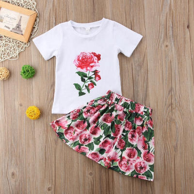 2Pcs New Summer Toddler Infant Girls Outfits Tops T-shirt Skirt Dress Children Clothes Set
2Pcs New Summer Toddler Infant Girls Outfits Tops T-shirt Skirt Dress Children Clothes Set