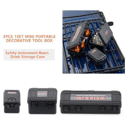 110 RC Car Safety Equipment Case 3pcs Decorative Tool Box Screws Gadgets Storage Case for Traxxas HSP Redcat Rc4wd Tamiya Axial R
110 RC Car Safety Equipment Case 3pcs Decorative Tool Box Screws Gadgets Storage Case for Traxxas HSP Redcat Rc4wd Tamiya Axial R