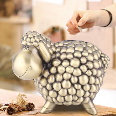 Greensen Vintage Alloy Sheep Money Box Animal Coin Saving Pot Piggy Bank Home Decor Gift for Kids
Greensen Vintage Alloy Sheep Money Box Animal Coin Saving Pot Piggy Bank Home Decor Gift for Kids