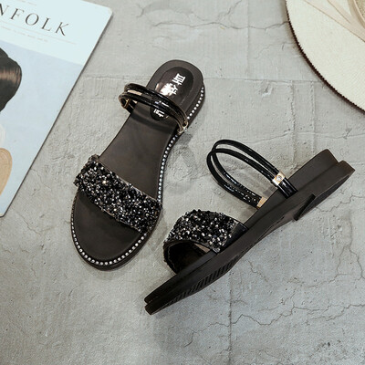 Net red sandals 2019 new female summer flat-bottomed sandals female student chic Joker Korean version with shoes female
Net red sandals 2019 new female summer flat-bottomed sandals female student chic Joker Korean version with shoes female
