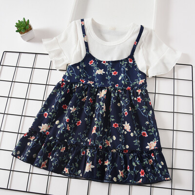 Summer Baby Girl Princess Dress Fake 2 Piece Toddler Floral Pattern Short Sleeve Cotton Dresses
Summer Baby Girl Princess Dress Fake 2 Piece Toddler Floral Pattern Short Sleeve Cotton Dresses
