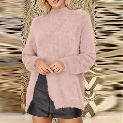 Tailored Fashion Women Casual Loose Plush Long Sleeve Solid Color O-Neck Sweater Tops
Tailored Fashion Women Casual Loose Plush Long Sleeve Solid Color O-Neck Sweater Tops