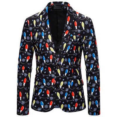 Toponeto Mens Autumn And Winter New Fashion Casual Christmas Printing Long Sleeve Suit
Toponeto Mens Autumn And Winter New Fashion Casual Christmas Printing Long Sleeve Suit