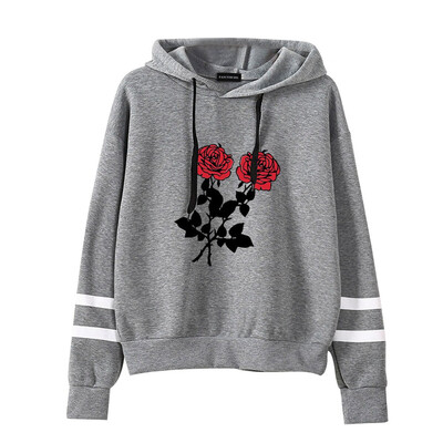 2019 Rose Printed Hoodie Autumn And Winter Fashion Women Round Neck Long Sleeve Hooded Sweatshirt
2019 Rose Printed Hoodie Autumn And Winter Fashion Women Round Neck Long Sleeve Hooded Sweatshirt