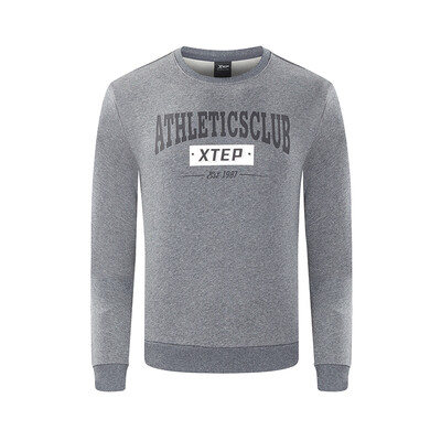 Xtep mens casual round neck pullover simple fashion sports sweater 882329059279 deep flower gray
Xtep mens casual round neck pullover simple fashion sports sweater 882329059279 deep flower gray