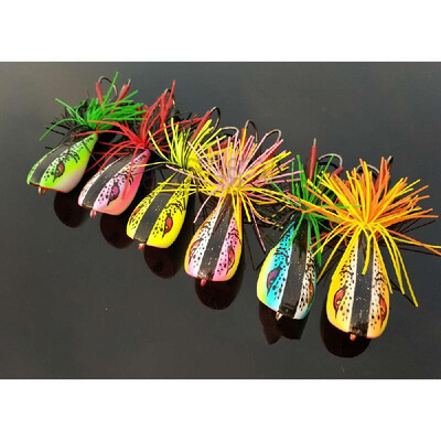 New Lei frog ABS plastic Lei frog six color optional hook fishing gear accessories random color
New Lei frog ABS plastic Lei frog six color optional hook fishing gear accessories random color