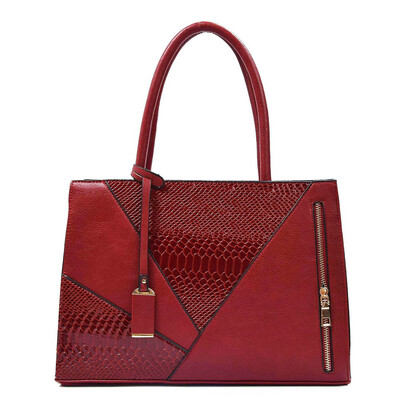 Women Alligator PU Leather Handbag Female Luxury Over Shoulder Bag Brand Designer Large A4 Briefcase Tote Bag for Office Ladies
Women Alligator PU Leather Handbag Female Luxury Over Shoulder Bag Brand Designer Large A4 Briefcase Tote Bag for Office Ladies
