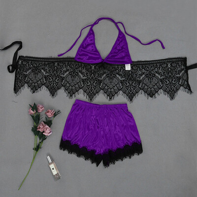 Toponeto Women Babydoll Set Lace Satin Bowknot Bra Sexy Lingerie Underpant Set Sleepwear
Toponeto Women Babydoll Set Lace Satin Bowknot Bra Sexy Lingerie Underpant Set Sleepwear