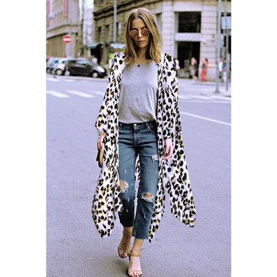 New Women Chiffon Kimono Cardigan Floral Leopard Print Asymmetric Boho Loose Outerwear Beachwear Bikini Cover Up
New Women Chiffon Kimono Cardigan Floral Leopard Print Asymmetric Boho Loose Outerwear Beachwear Bikini Cover Up