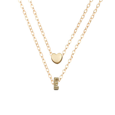 26 Letters Fashion Tiny Dainty Heart Initial Double Layer Initial Letter Necklace Personalized Necklace Name Jewelry Friend Gift
26 Letters Fashion Tiny Dainty Heart Initial Double Layer Initial Letter Necklace Personalized Necklace Name Jewelry Friend Gift
