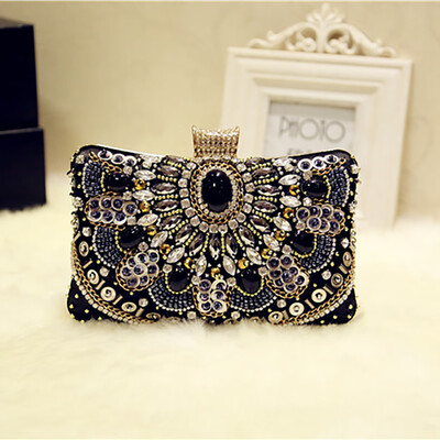 Tailored Women Vintage Handmade Evening Handbag Party Clutch Purse Shoulder Cross Bag
Tailored Women Vintage Handmade Evening Handbag Party Clutch Purse Shoulder Cross Bag