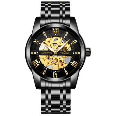 Fashionable Hollow Out Automatic Watch Personality Waterproof Steel Belt Quartz Wristwatch Simple&Elegant
Fashionable Hollow Out Automatic Watch Personality Waterproof Steel Belt Quartz Wristwatch Simple&Elegant