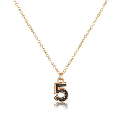 Women Number 5 Design Wedding Party Necklace Black And White Color Pendant Necklace Female Jewelry Women Personality Necklace
Women Number 5 Design Wedding Party Necklace Black And White Color Pendant Necklace Female Jewelry Women Personality Necklace