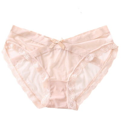 New Thin Sexy Transparent Mesh Lace Bow Briefs Fashion Sexy Mid Rise Quick Dry Women Panties 2019
New Thin Sexy Transparent Mesh Lace Bow Briefs Fashion Sexy Mid Rise Quick Dry Women Panties 2019