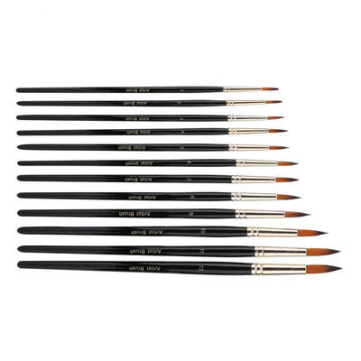 Greensen 12pcs Nylon Hair Art Oil Acrylic Painting Brushes Round Tip Artist Watercolor Brushes Pen Set
Greensen 12pcs Nylon Hair Art Oil Acrylic Painting Brushes Round Tip Artist Watercolor Brushes Pen Set