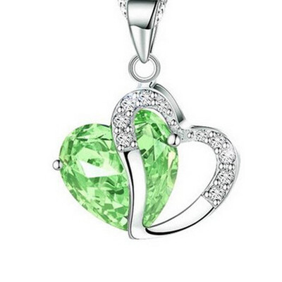 Fashion Women Heart Crystal Rhinestone Alloy Chain Pendant Necklace Jewelry
Fashion Women Heart Crystal Rhinestone Alloy Chain Pendant Necklace Jewelry