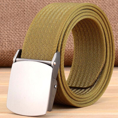 Tactics belt Arbitrarily adjustment quality canvas Alloy Automatic buckle Men belt outdoor casual Men Military training belt 
Tactics belt Arbitrarily adjustment quality canvas Alloy Automatic buckle Men belt outdoor casual Men Military training belt