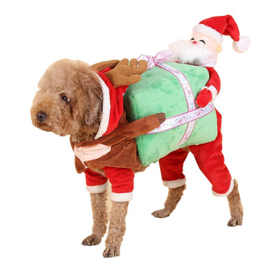 Christmas Party Pet Dog Costume Funny Cosplay Santa Claus Carry Gift Cloth Pet Dog Puppy Christmas Dress Up Party Funny Hoodies
Christmas Party Pet Dog Costume Funny Cosplay Santa Claus Carry Gift Cloth Pet Dog Puppy Christmas Dress Up Party Funny Hoodies