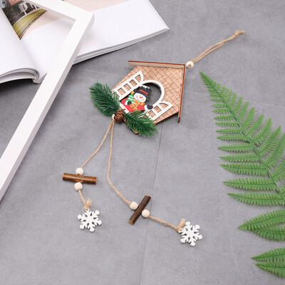 Gobestart House shaped christmas tree hanging pendant wooden small hanging ornamentYF
Gobestart House shaped christmas tree hanging pendant wooden small hanging ornamentYF