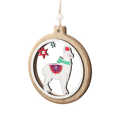 Merry Christmas Decoration Carving Alpaca Pattern Christmas Deer Wood Elk Pendant Happy New Year Decor Christmas
Merry Christmas Decoration Carving Alpaca Pattern Christmas Deer Wood Elk Pendant Happy New Year Decor Christmas