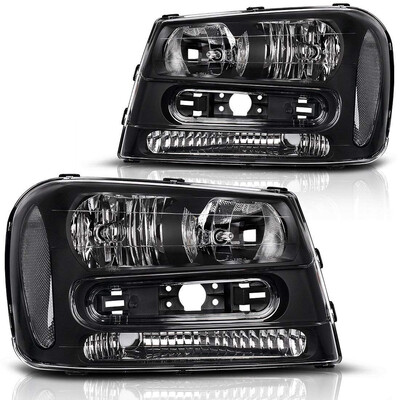 For 2002 2003 2004 2005 2006 2007 2008 2009 Chevy Trailblazer Headlight Assembly WFull Width Grille Headlamp
For 2002 2003 2004 2005 2006 2007 2008 2009 Chevy Trailblazer Headlight Assembly WFull Width Grille Headlamp