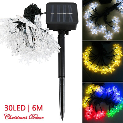 Solar lamp string 30LED outdoor snowflake led string Christmas Day decorative Garden lights lantern
Solar lamp string 30LED outdoor snowflake led string Christmas Day decorative Garden lights lantern