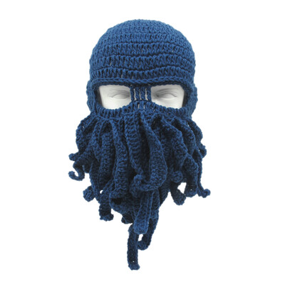 Funny Winter Warm Octopus Mustache Hat Cable Knitted Wool Cap Windproof Skull Ski Caps Cosplay Squid Mask
Funny Winter Warm Octopus Mustache Hat Cable Knitted Wool Cap Windproof Skull Ski Caps Cosplay Squid Mask