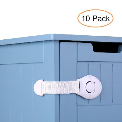 Beideli Child Safety Adjustable Strap Locks 10 Pack Baby Proofing Multi Use Easy Install with Adhesive No Drilling for Cabinets Dr
Beideli Child Safety Adjustable Strap Locks 10 Pack Baby Proofing Multi Use Easy Install with Adhesive No Drilling for Cabinets Dr