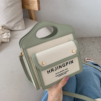 Qiao Bani 2019 new South Korea ulzzang retro wind hit color canvas handbag shoulder diagonal tide handbag
Qiao Bani 2019 new South Korea ulzzang retro wind hit color canvas handbag shoulder diagonal tide handbag