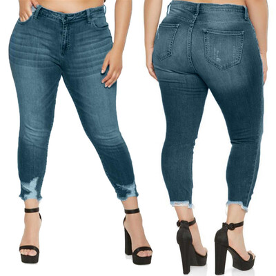 Tailored Women Plus Size Ripped Stretch Slim Denim Skinny Jeans Pants High Waist Trousers
Tailored Women Plus Size Ripped Stretch Slim Denim Skinny Jeans Pants High Waist Trousers