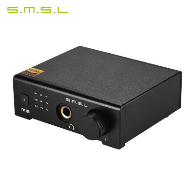 SMSL M3 Audio Decoder Headphone Amplifier USBOptical Fiber Coaxial Input RCA Analog 635mm Headphone Output USB Powered
SMSL M3 Audio Decoder Headphone Amplifier USBOptical Fiber Coaxial Input RCA Analog 635mm Headphone Output USB Powered