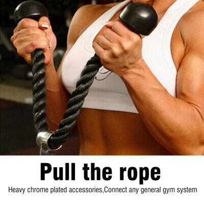 Greensen Musculus Biceps Triceps Tension Rope Bodybuilding Gym Push Pull Press Cable Attachment
Greensen Musculus Biceps Triceps Tension Rope Bodybuilding Gym Push Pull Press Cable Attachment