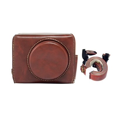 Vintage Protective PU Leather Camera Case Bag Cover with Detachable Shoulder Strap Half Case Bottom Battery Opening Design for Can
Vintage Protective PU Leather Camera Case Bag Cover with Detachable Shoulder Strap Half Case Bottom Battery Opening Design for Can