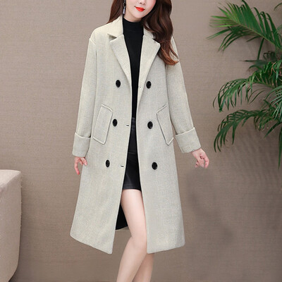 Toponeto Women Work Solid Vintage Winter Office Long Sleeve Button Woolen Jacket Coat
Toponeto Women Work Solid Vintage Winter Office Long Sleeve Button Woolen Jacket Coat
