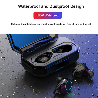 X6 Pro BT V50 Stereo Earphone TWS-Wireless Headsets Mini In-Ear HIFI Sound Music Sports Earphones IPX6 Waterproof with Rechargeab
X6 Pro BT V50 Stereo Earphone TWS-Wireless Headsets Mini In-Ear HIFI Sound Music Sports Earphones IPX6 Waterproof with Rechargeab