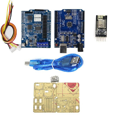 DIY Robot Hand Mechanical Arm Robotic Claw Controller Set Desktop DIY Kit with 4pcs SG90 Servos for Arduino
DIY Robot Hand Mechanical Arm Robotic Claw Controller Set Desktop DIY Kit with 4pcs SG90 Servos for Arduino