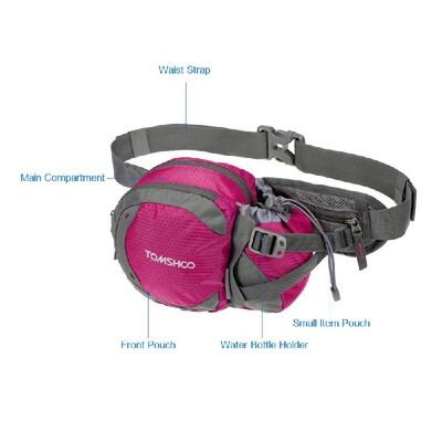 TOMSHOO Water-resistant Outdoor Waist Bag Sports Waist Pack with Water Bottle Not Included Holder for Hiking Running Cycling Cam
TOMSHOO Water-resistant Outdoor Waist Bag Sports Waist Pack with Water Bottle Not Included Holder for Hiking Running Cycling Cam