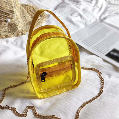 Women Transparent Messenger Bag Chain Small Clear Crossbody Bags Street Personality Versatile Shoulder Bag Sac Main Femme T2G
Women Transparent Messenger Bag Chain Small Clear Crossbody Bags Street Personality Versatile Shoulder Bag Sac Main Femme T2G