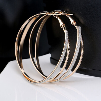Trendy Matte Irregular Earrings Two Big Circle Geometry Cross Double Layer For Women Gift Jewelry Female Earrings
Trendy Matte Irregular Earrings Two Big Circle Geometry Cross Double Layer For Women Gift Jewelry Female Earrings