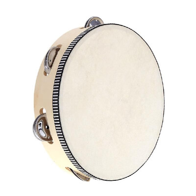 8" Hand Held Tambourine Drum Bell Birch Metal Jingles Percussion Musical Educational Toy Instrument for KTV Party Kids Games
8" Hand Held Tambourine Drum Bell Birch Metal Jingles Percussion Musical Educational Toy Instrument for KTV Party Kids Games
