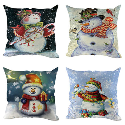 Siaonvr 4Pcs Christmas Pillow Cover Pillowcases Decorative Sofa Cushion Cover Decoration
Siaonvr 4Pcs Christmas Pillow Cover Pillowcases Decorative Sofa Cushion Cover Decoration
