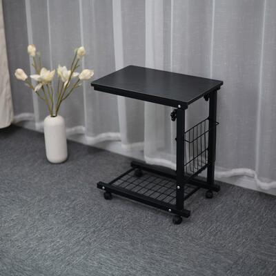 Gobestart Height Adjustable Sofa Side Table Wheel Mobile Computer Desk With Storage Basket
Gobestart Height Adjustable Sofa Side Table Wheel Mobile Computer Desk With Storage Basket