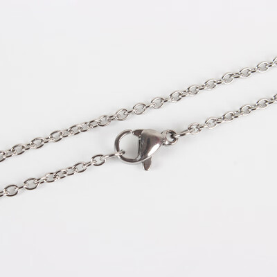 304 Stainless Steel Cable Chain for Necklace Makings with Lobster Claw Clasps Platinum 1969"50cm 19x1mm
304 Stainless Steel Cable Chain for Necklace Makings with Lobster Claw Clasps Platinum 1969"50cm 19x1mm