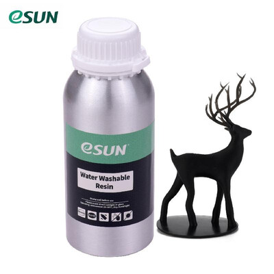 eSUN Water Washable Resin for LCD 3D Printer Aluminum Bottle Liquid Printing Material 76D Hardness Consumables Compatible with Any
eSUN Water Washable Resin for LCD 3D Printer Aluminum Bottle Liquid Printing Material 76D Hardness Consumables Compatible with Any