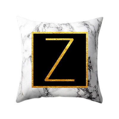 Modern Pillowcases 4545 Gold Alphabet Word Letter White Marble Pattern Pillow Case Super Soft Throw Sofa Bed Cushion Cover Protec
Modern Pillowcases 4545 Gold Alphabet Word Letter White Marble Pattern Pillow Case Super Soft Throw Sofa Bed Cushion Cover Protec