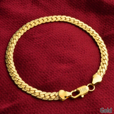 Fashion Ornaments 18K Gold Personalized Jewelry Men&Women Bracelet Length 20cm Gold Plated Necklace Gold&Silver Charm
Fashion Ornaments 18K Gold Personalized Jewelry Men&Women Bracelet Length 20cm Gold Plated Necklace Gold&Silver Charm