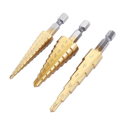 Greensen 3 Pieces Small HSS Step Titanium Cone Drill Hole Cutter Bit Set Tool With PouchDrill Hole Cutter Bit Set 3 step drill
Greensen 3 Pieces Small HSS Step Titanium Cone Drill Hole Cutter Bit Set Tool With PouchDrill Hole Cutter Bit Set 3 step drill